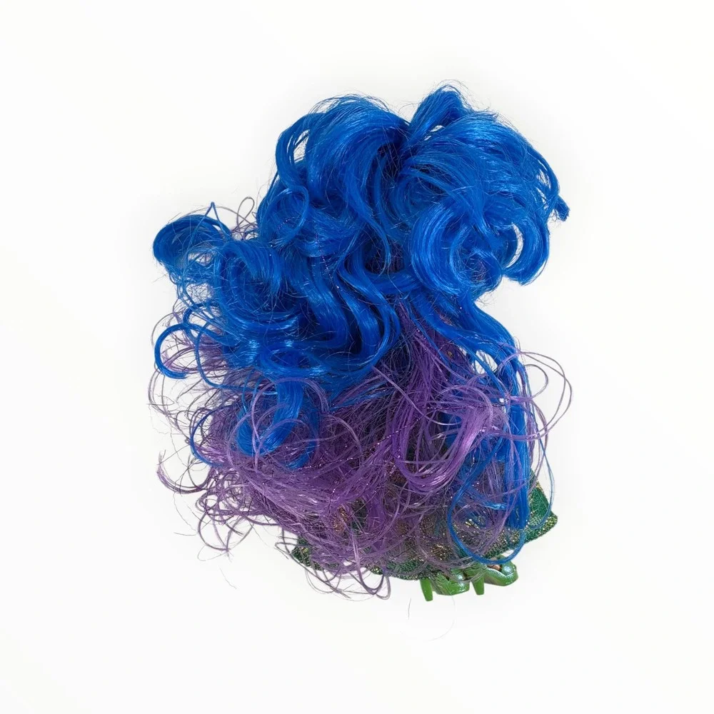 Hairdorables Rayne Doll Kids 5in Blue Purple Hair Green Gold Tropical Excellent